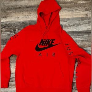 Nike Red Hoodie Just Do It